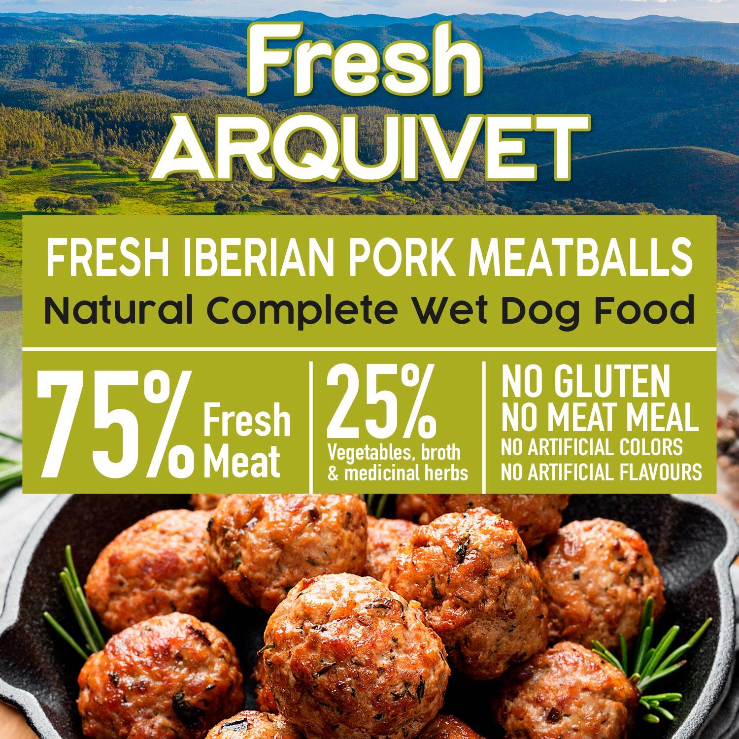 arquivet-boulettes-porc-ib-rique-chien-adulte-p-t-e-fra-che-400-g image 3