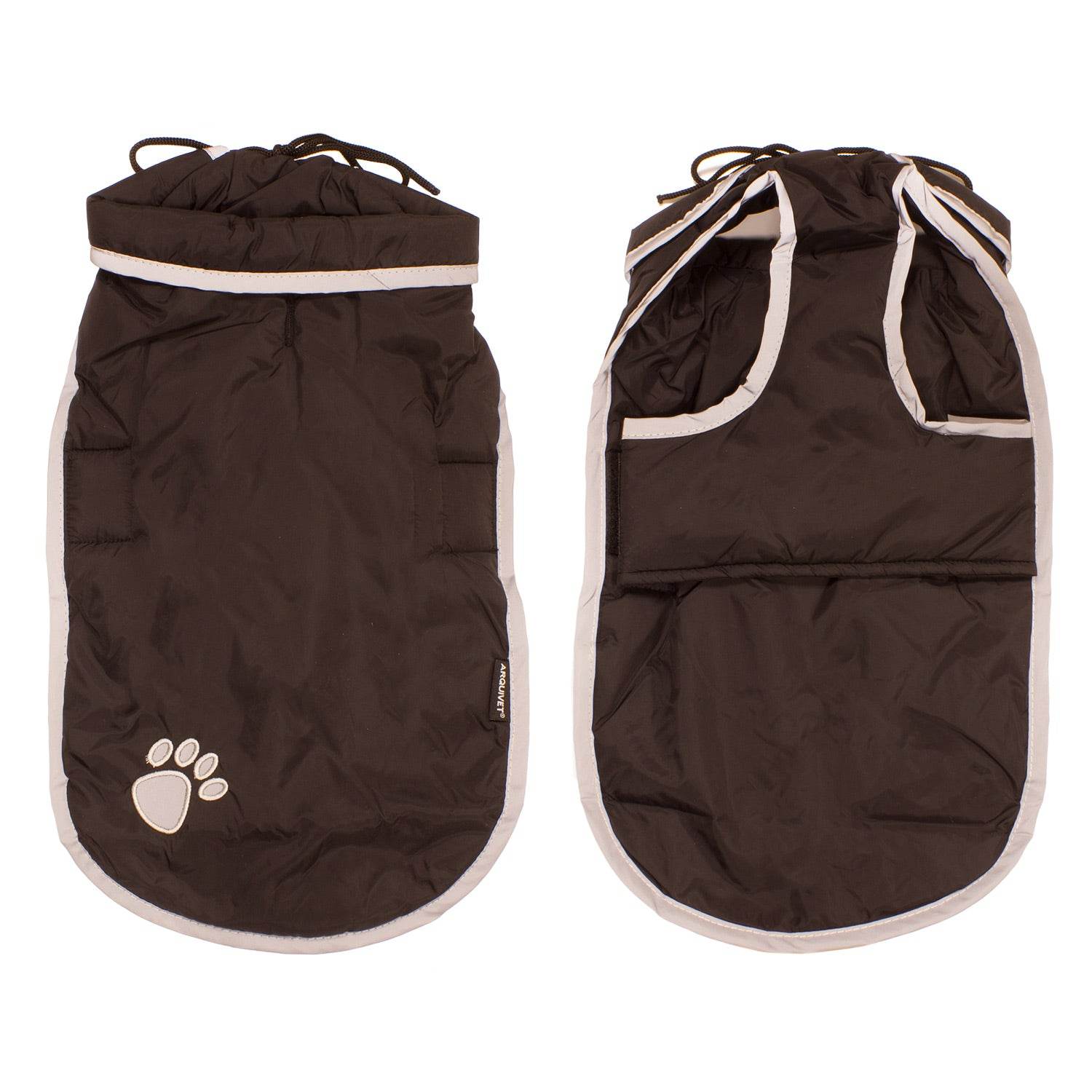 arquivet-manteau-pluie-noir-chien-l-35-cm-pattes image 2