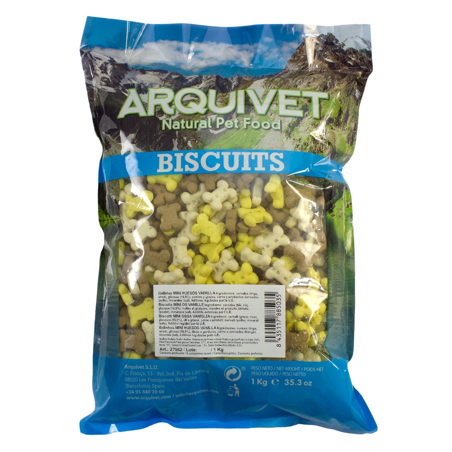 arquivet-mini-huesos-biscuit-chien-vanille-200-g image 6