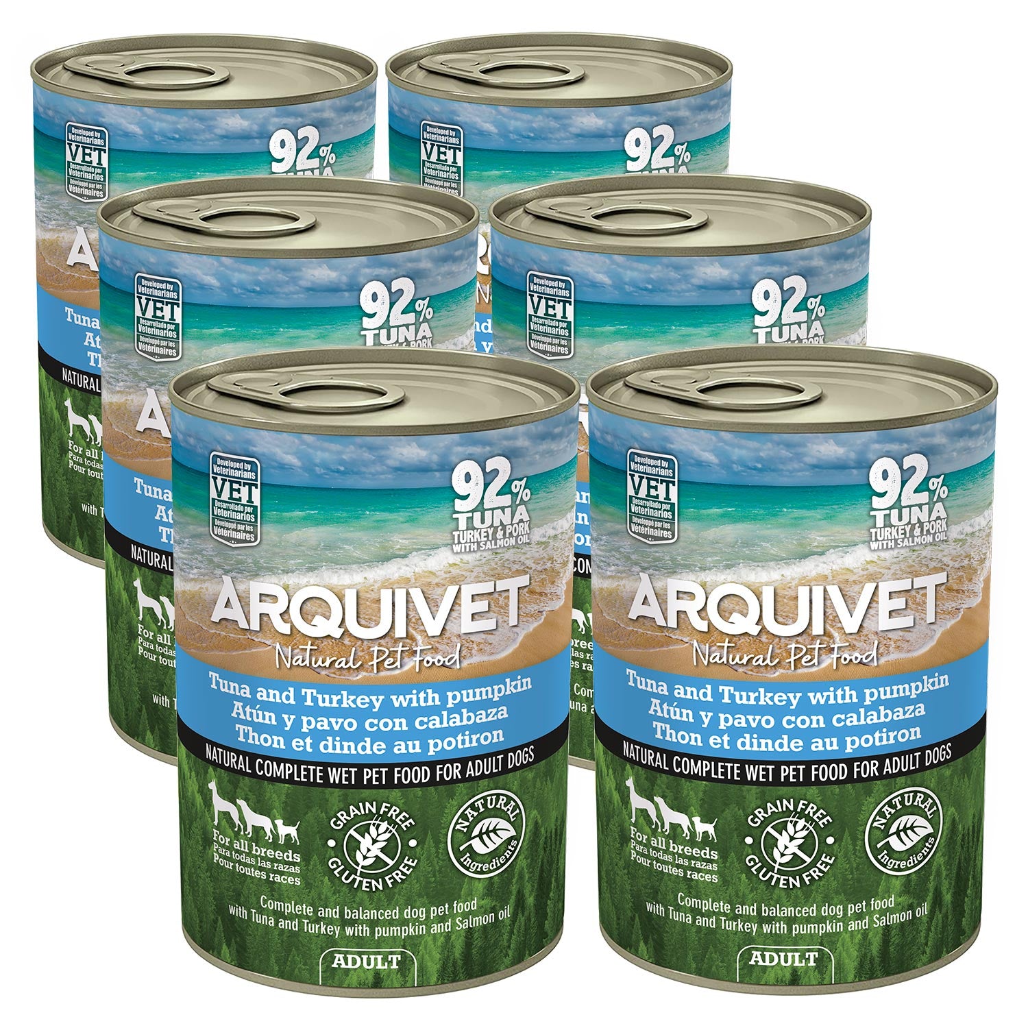 arquivet-p-t-e-chien-thon-dinde-potiron-400-g-sans-c-r-ales image 3