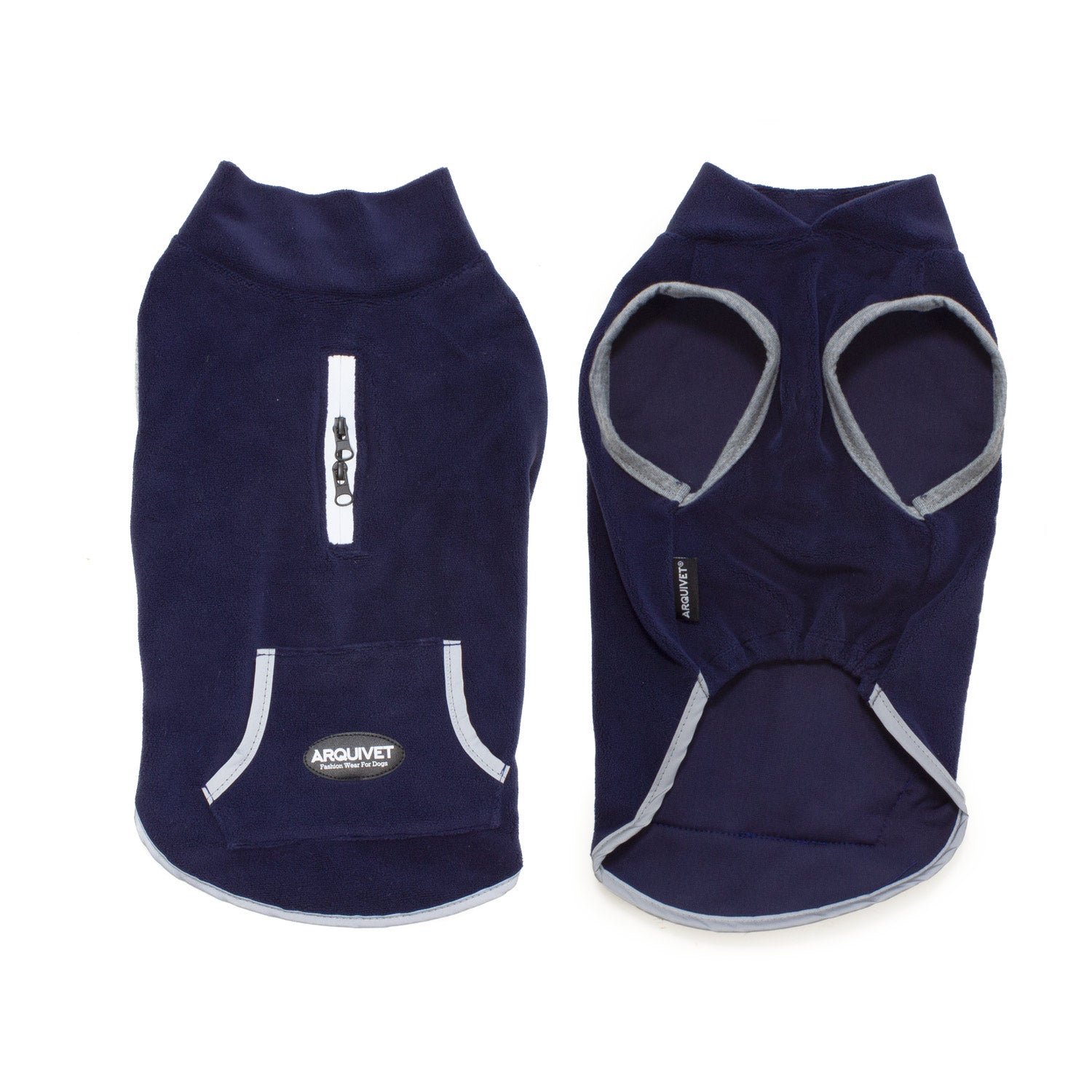 arquivet-tubqal-polaire-chien-bleue-stretch-s-25-cm image 2