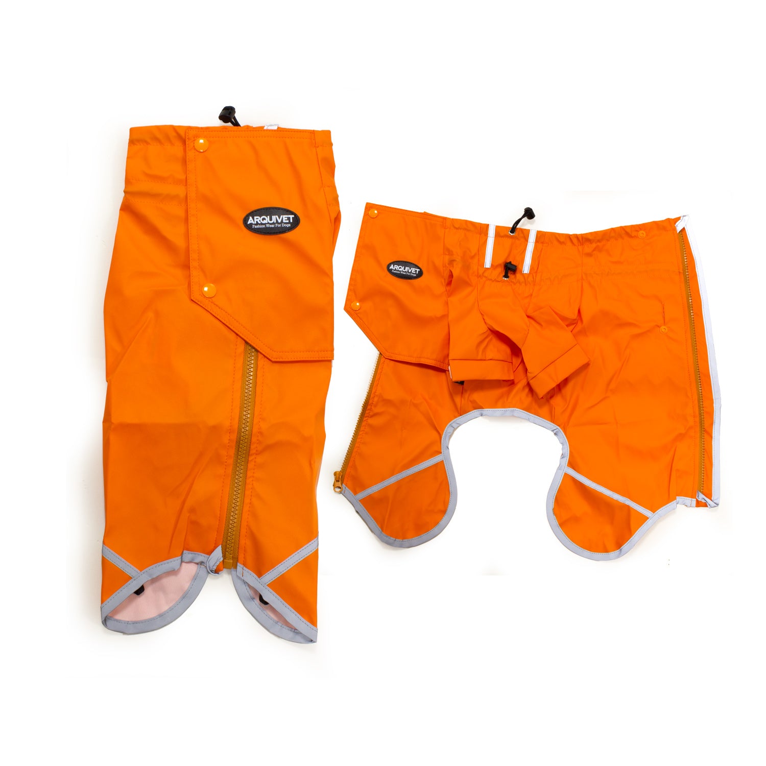 arquivet-monte-vettore-manteau-pluie-chien-orange-m-30-cm image 2