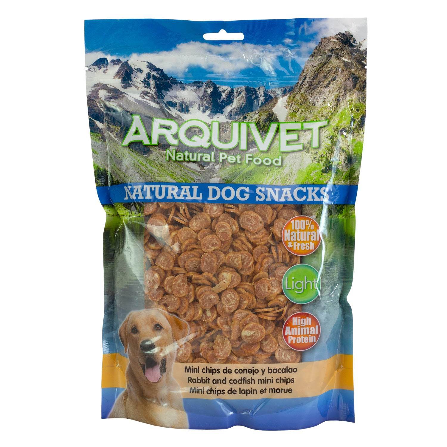arquivet-dog-snacks-mini-lapin-morue-friandise-100-g image 4