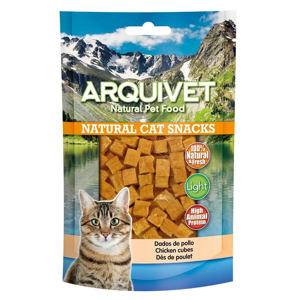 arquivet-chicken-cubes-friandise-chien-poulet-50g-light image 1