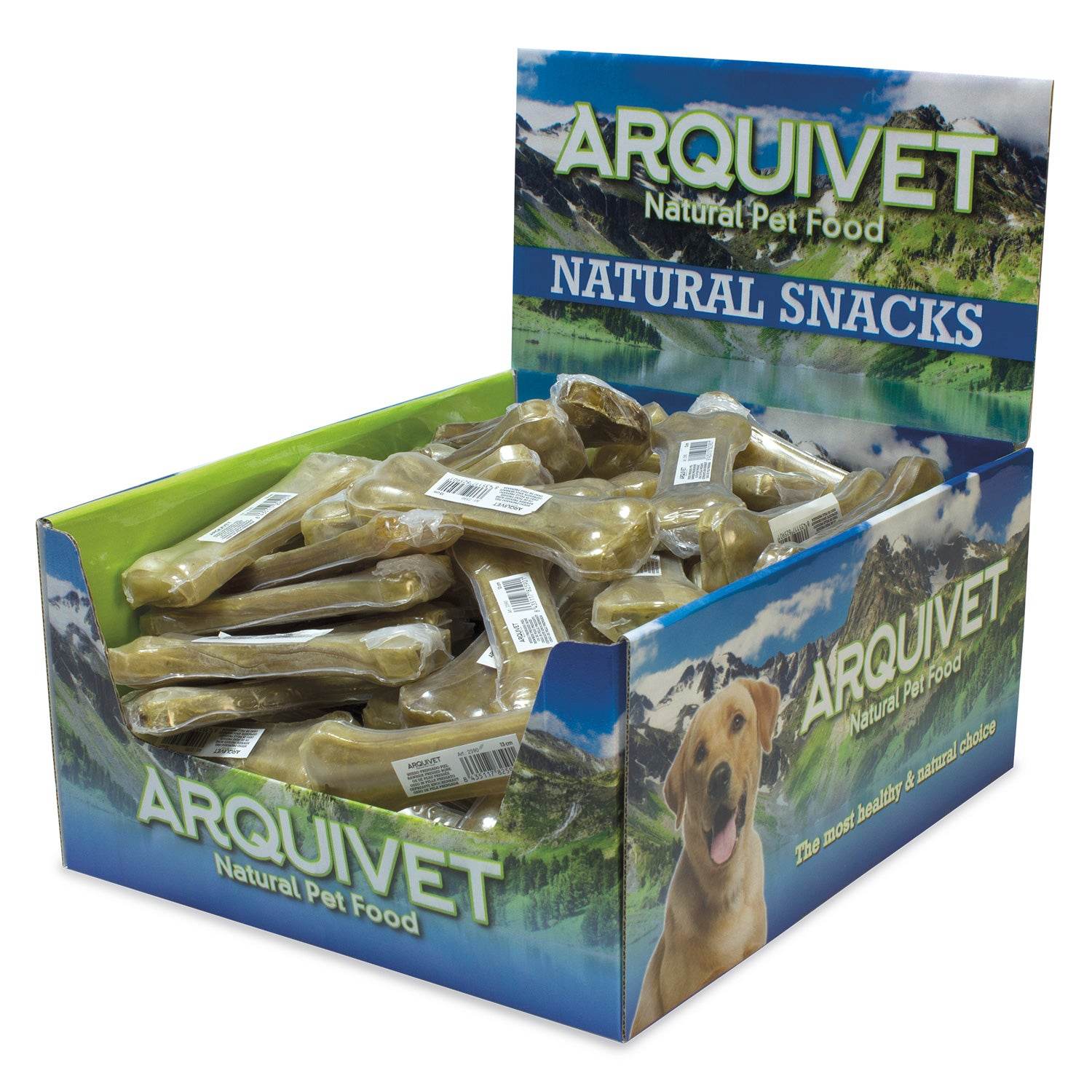 arquivet-dog-snacks-os-press-peau-8-cm-150-pcs-friandise-chien image 6