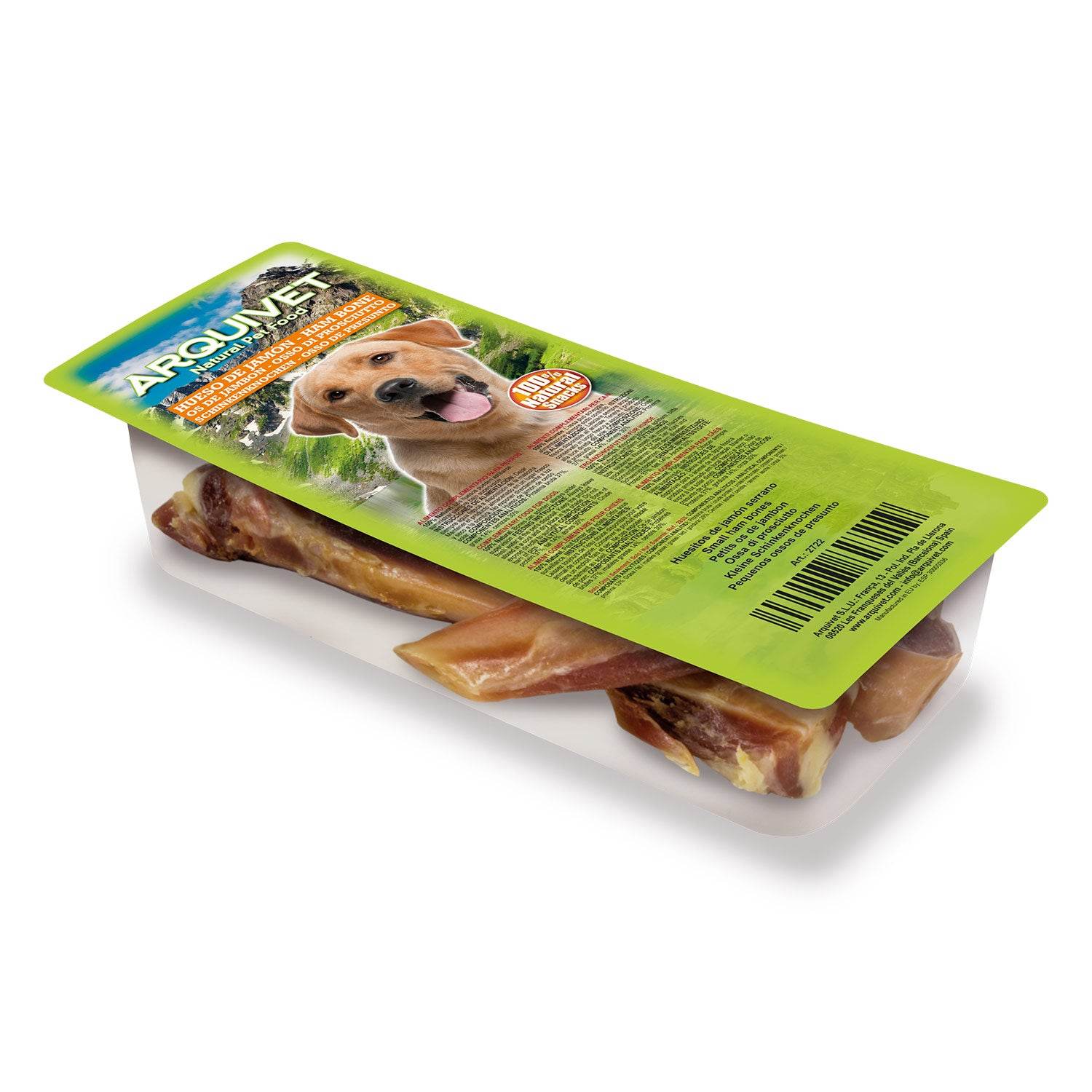 arquivet-os-jambon-serrano-friandise-chien-x3-80g-naturel image 2