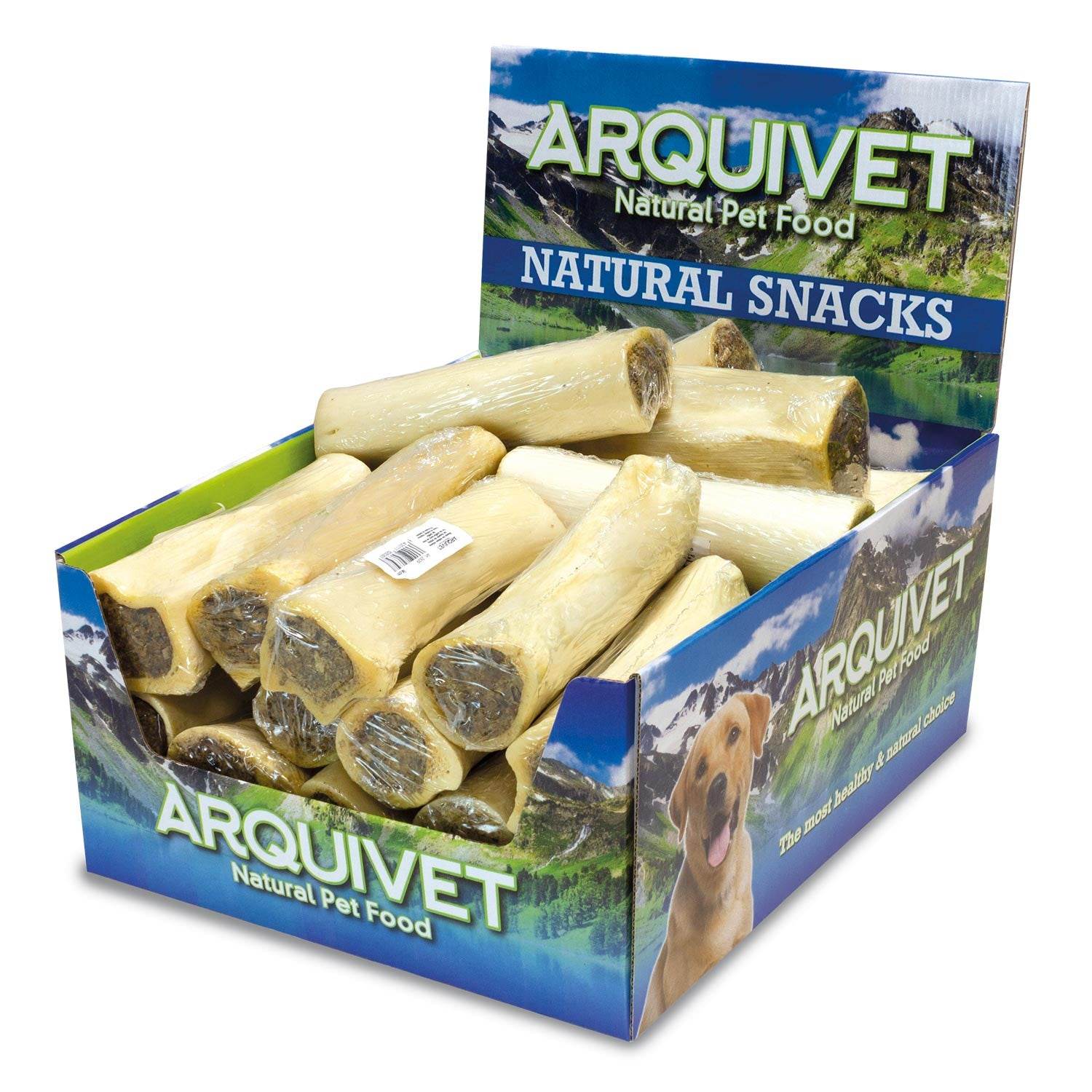 arquivet-os-de-buffle-fourr-foie-friandise-chien-16-cm image 1