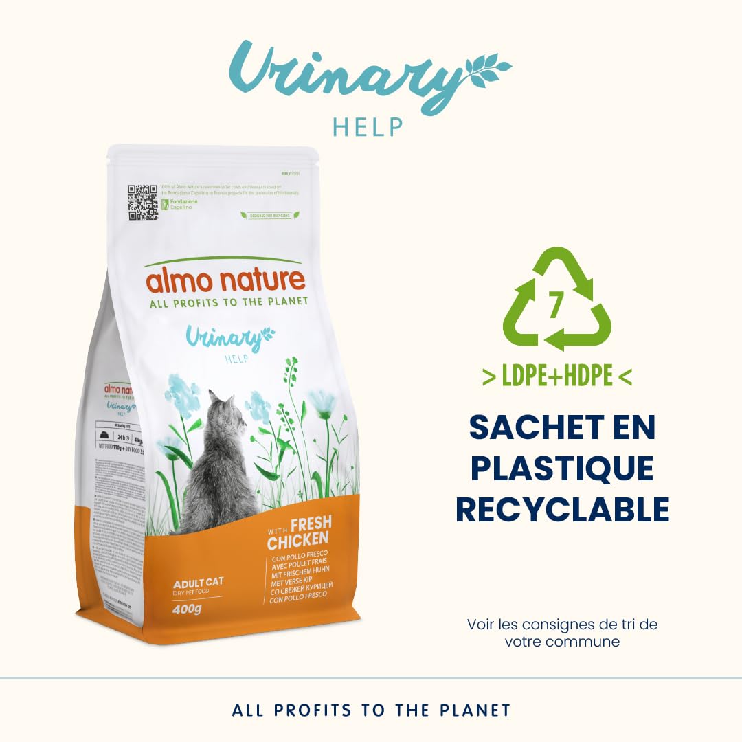 almo-nature-functional-urinary-help-croquettes-chat-poulet-400-g image 4