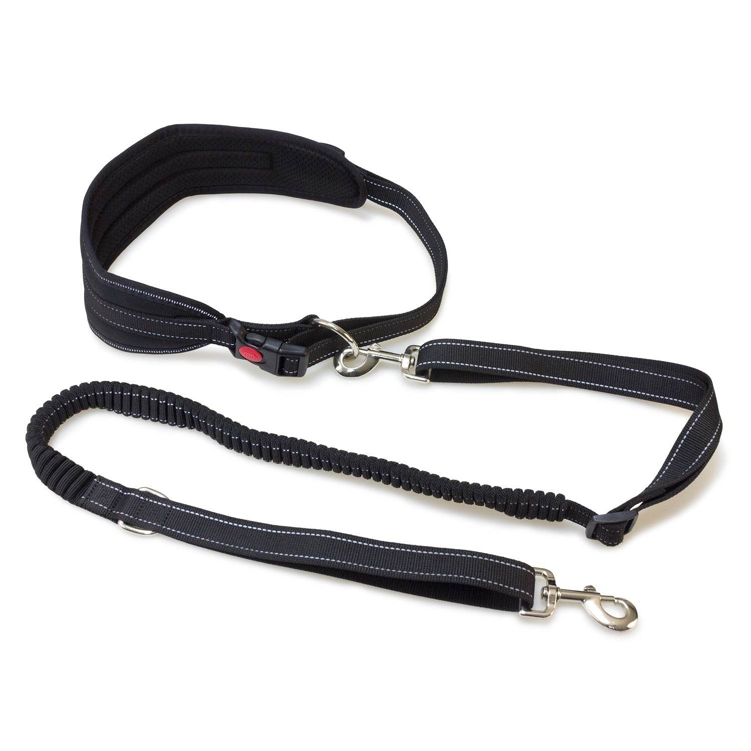 arquivet-ceinture-canicross-laisse-noire-120-150-cm image 1