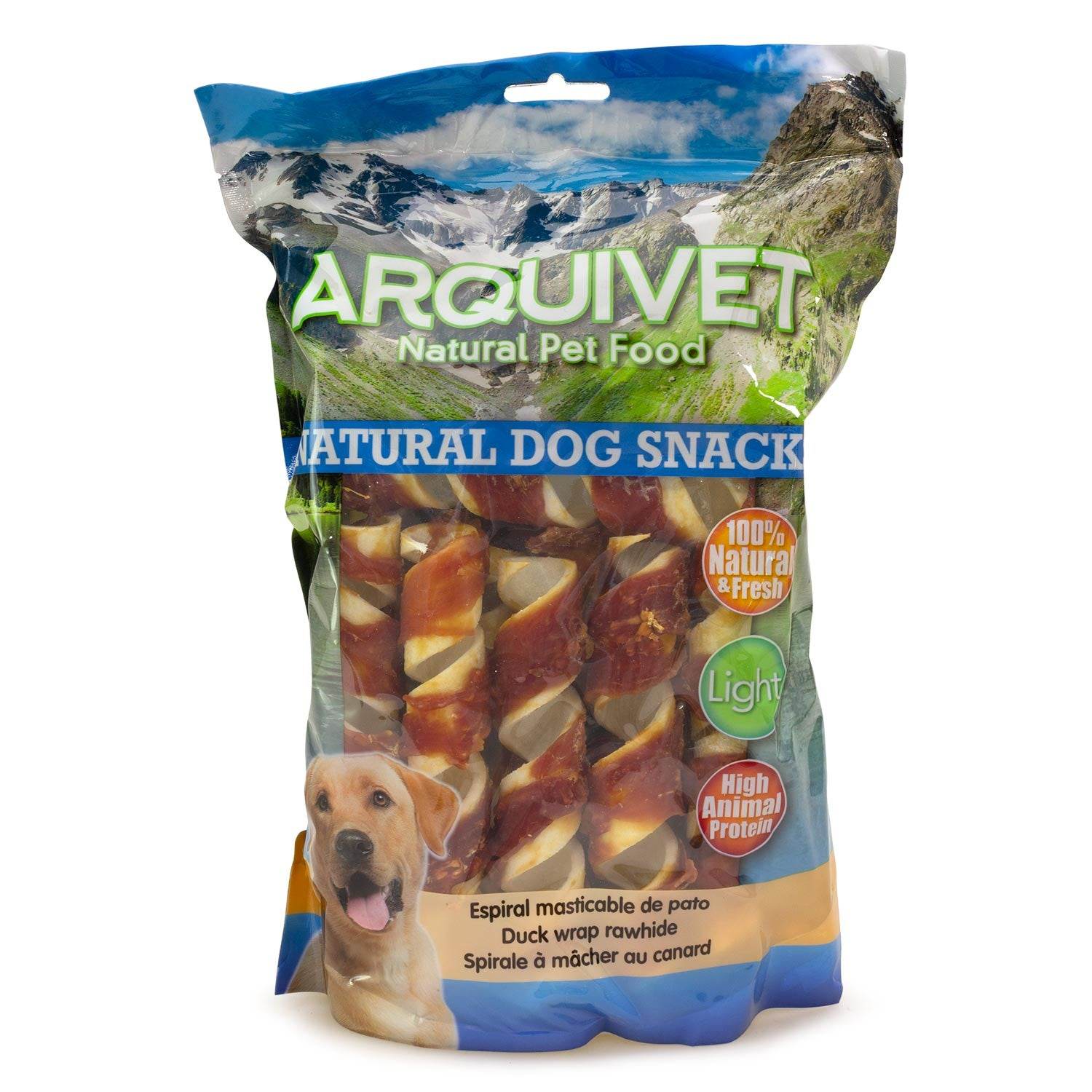 arquivet-spirale-canard-friandise-chien-110-g-naturel image 3