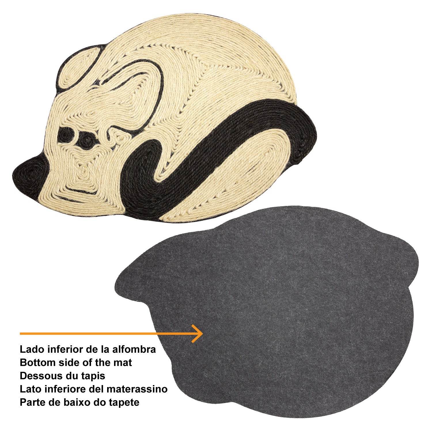 arquivet-tapis-griffoir-souris-en-sisal-56-x-40-cm image 2