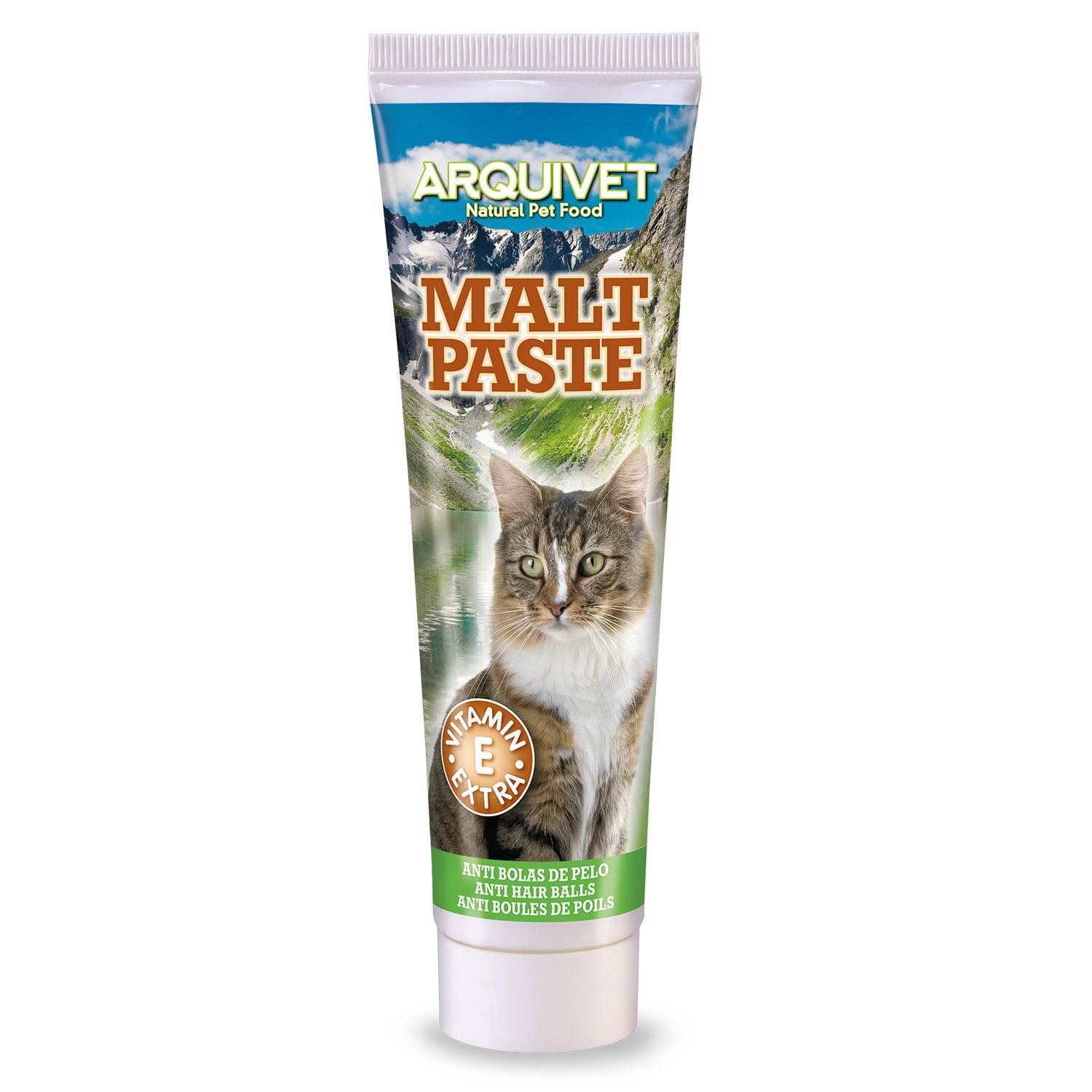 arquivet-p-te-malt-chat-anti-boules-poils-100-g image 1