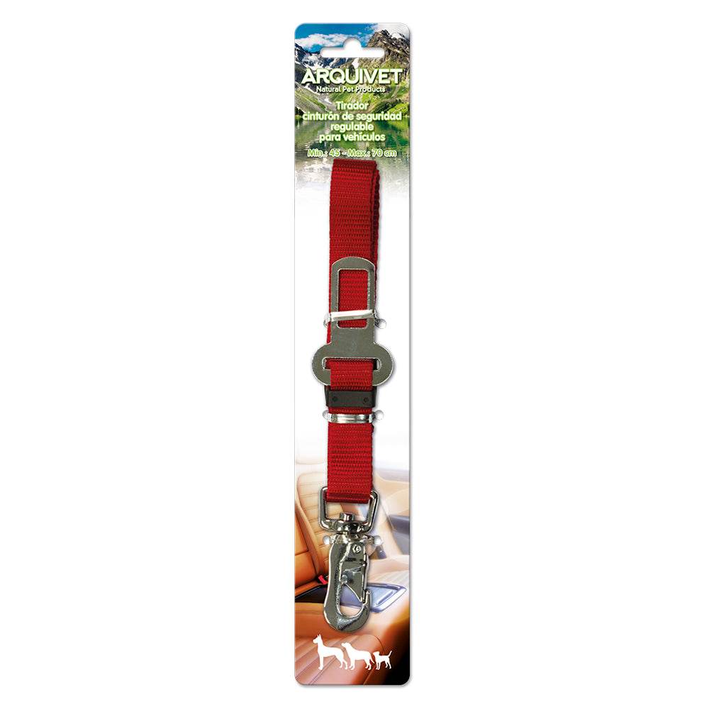arquivet-attache-ceinture-s-curit-chien-noir-20x50-cm image 2