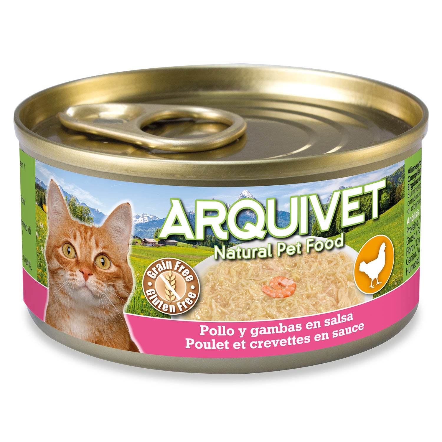 arquivet-mini-filets-poulet-crevette-sauce-p-t-e-chat-80-g-sans-c-r-ales image 1