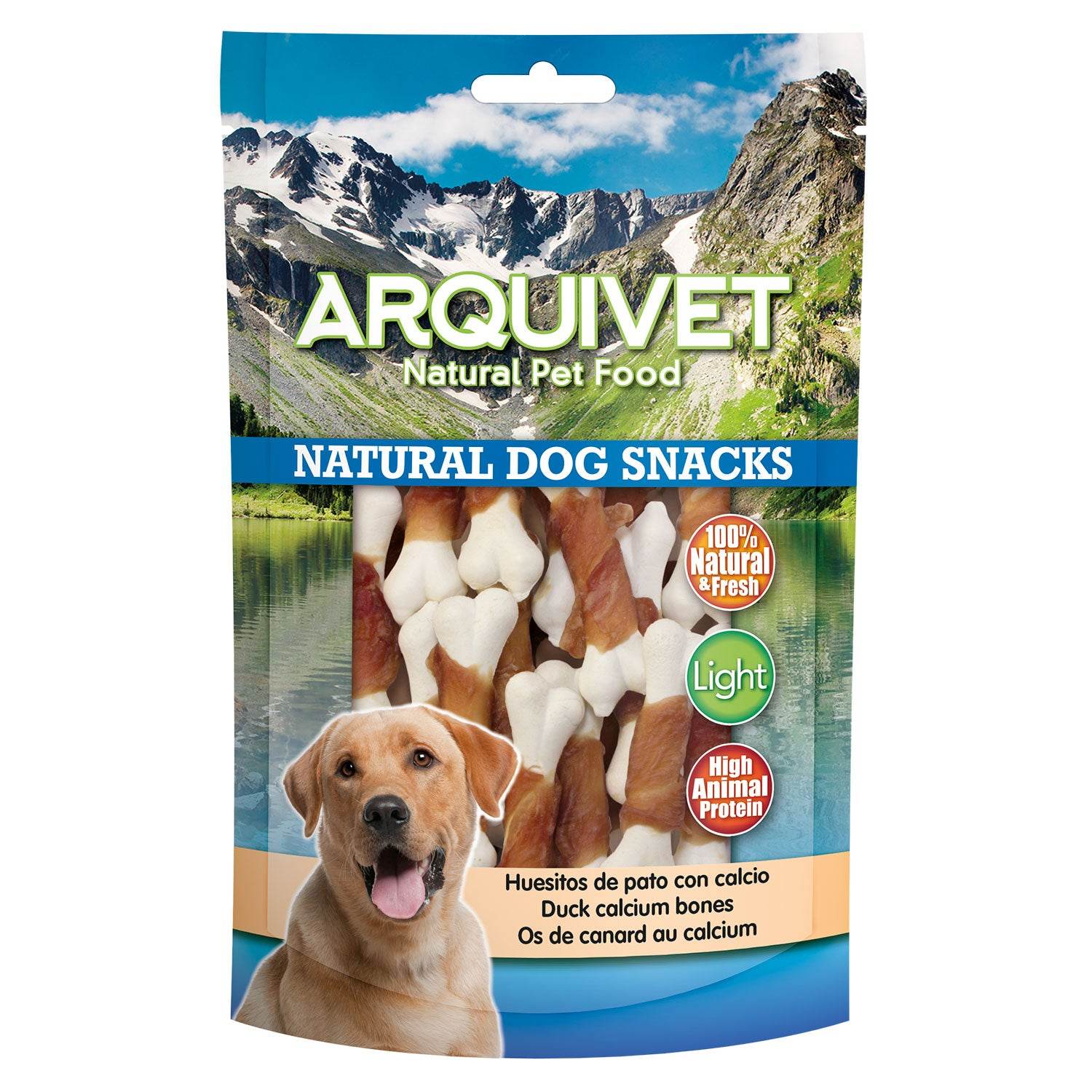 arquivet-os-de-canard-au-calcium-friandise-chien-100-g image 1