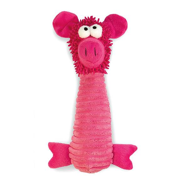 arquivet-dog-toys-peluche-m-cher-pour-chien-rose image 1
