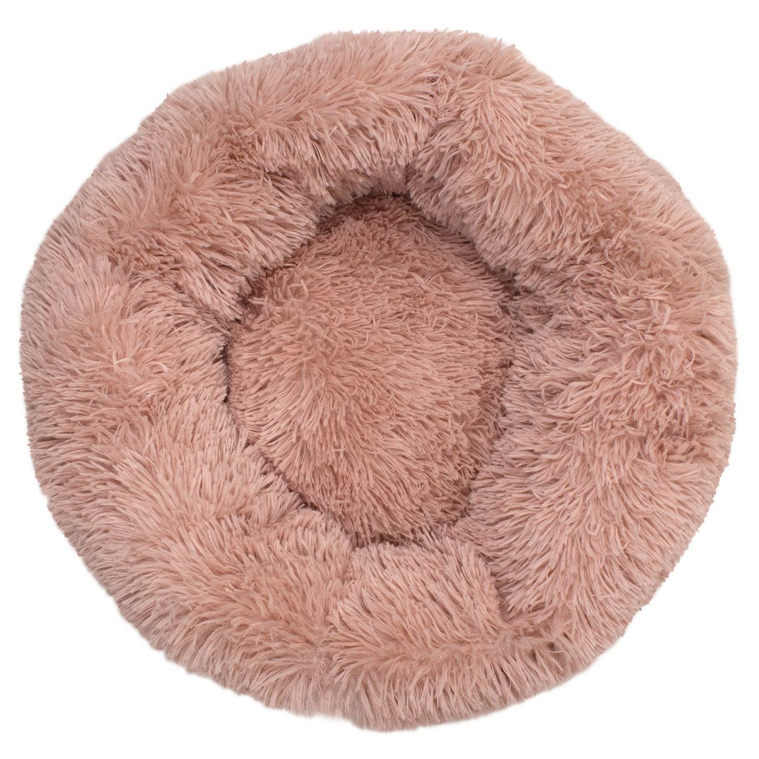 arquivet-panier-chien-rond-rose-moelleux-50-cm-douillet image 2