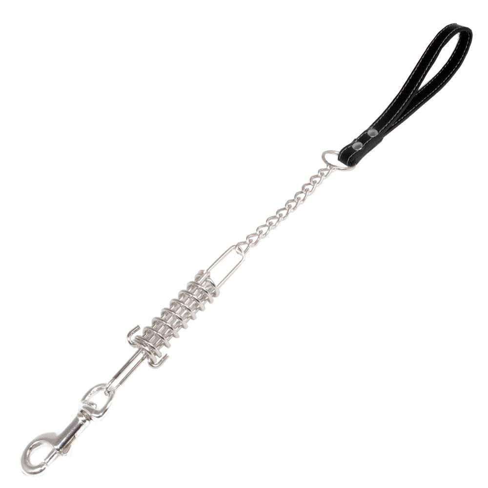arquivet-laisse-chien-cha-ne-m-tal-3-mm-40-cm-noire image 3