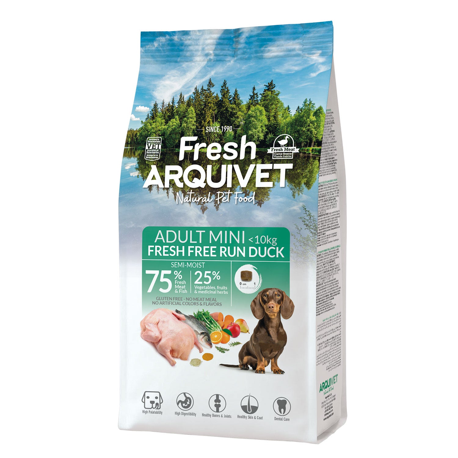 arquivet-fresh-canard-nourriture-semi-humide-chien-mini-1-kg image 1