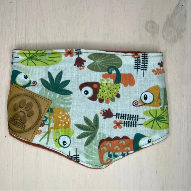 carabidule-les-l-gers-cam-l-on-bandana-chien-r-versible-m image 1
