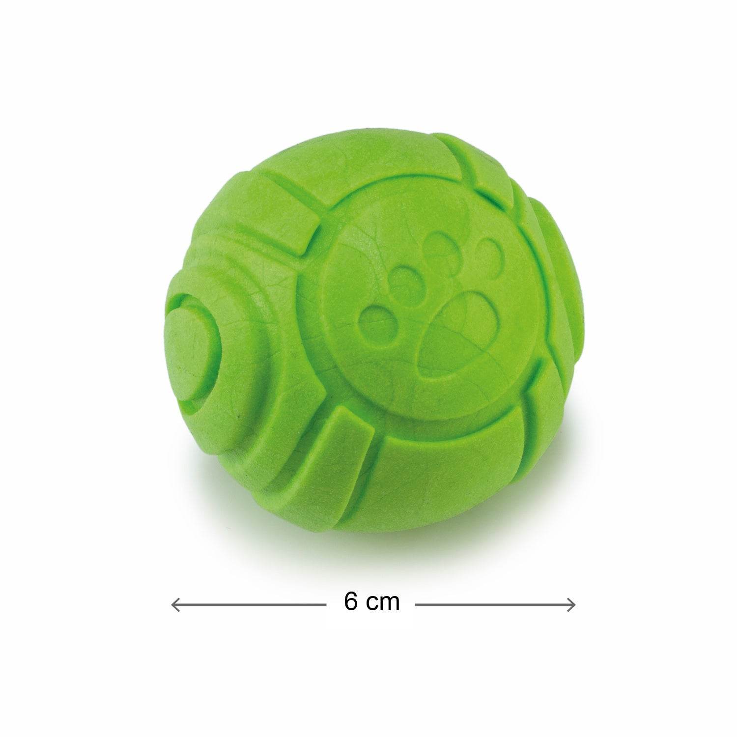 arquivet-balle-dentaire-verte-jouet-chien-6-cm-empreintes image 4