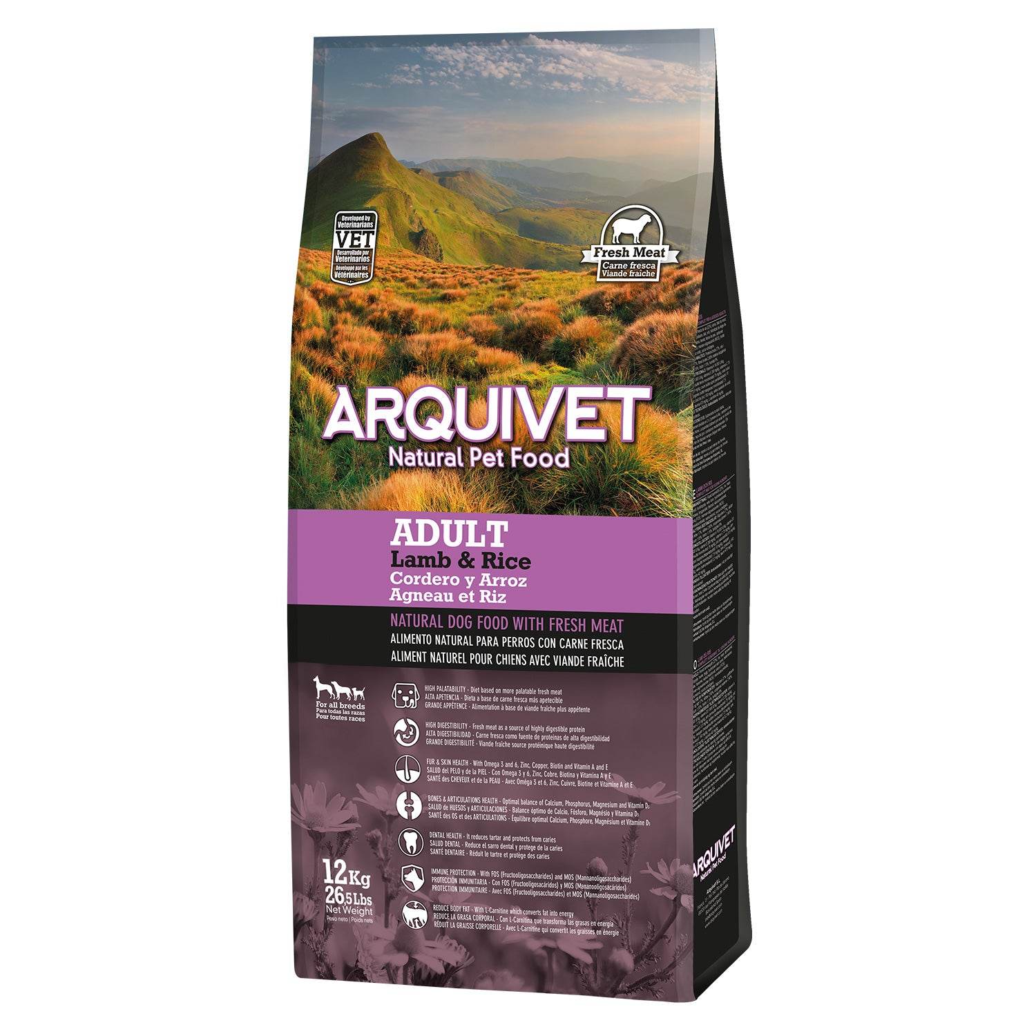 arquivet-super-premium-agneau-riz-croquettes-chien-3-kg image 6