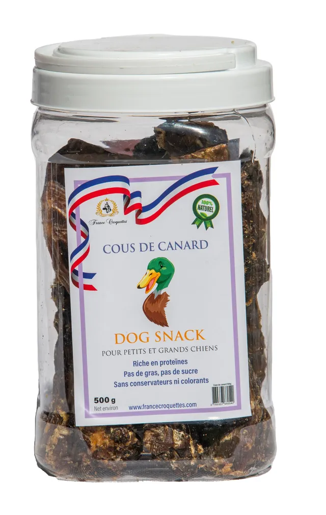 france-croquettes-friandises-cous-de-canard-friandises-chien-1-kg image 1