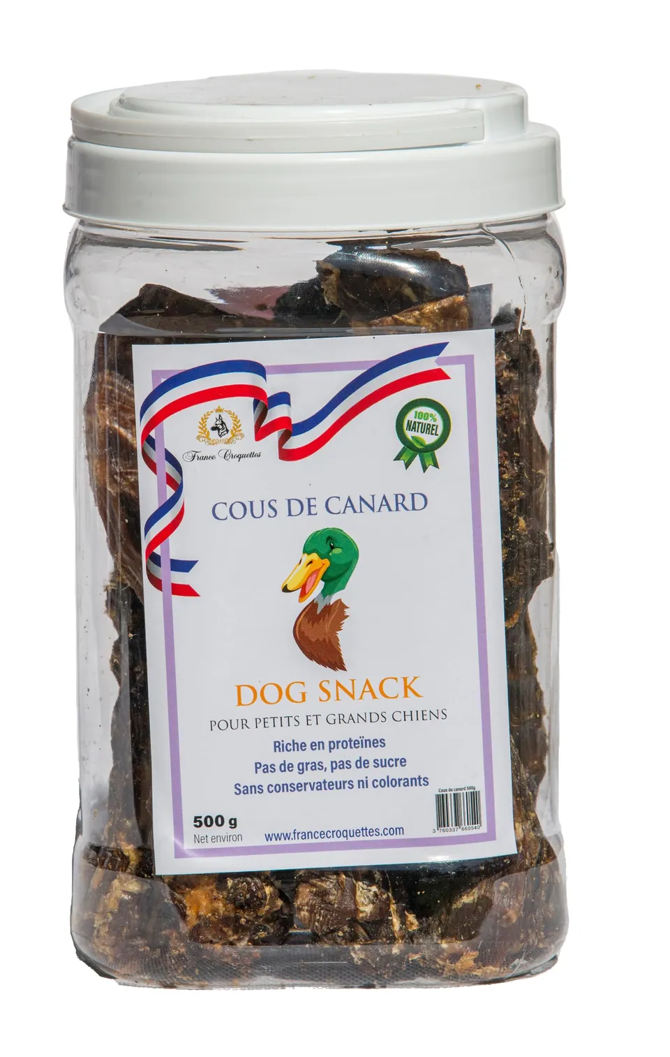 france-croquettes-friandises-cous-de-canard-friandises-chien-1-kg image 1