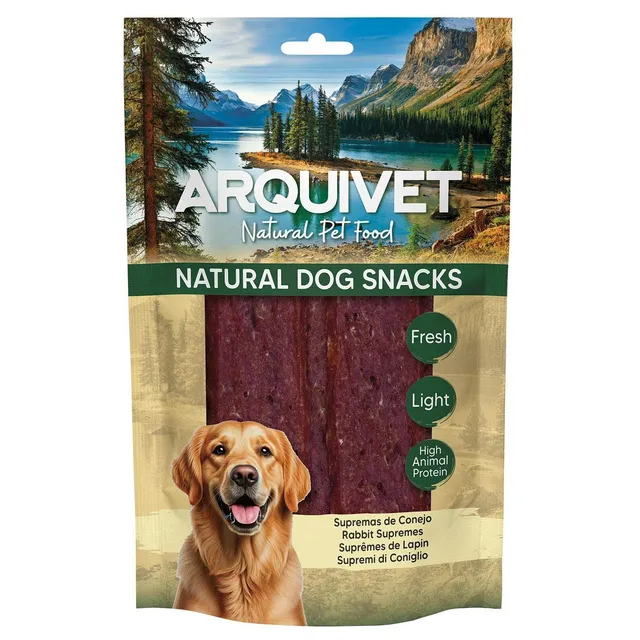 arquivet-supr-mes-lapin-friandise-chien-100-g-naturel image 1