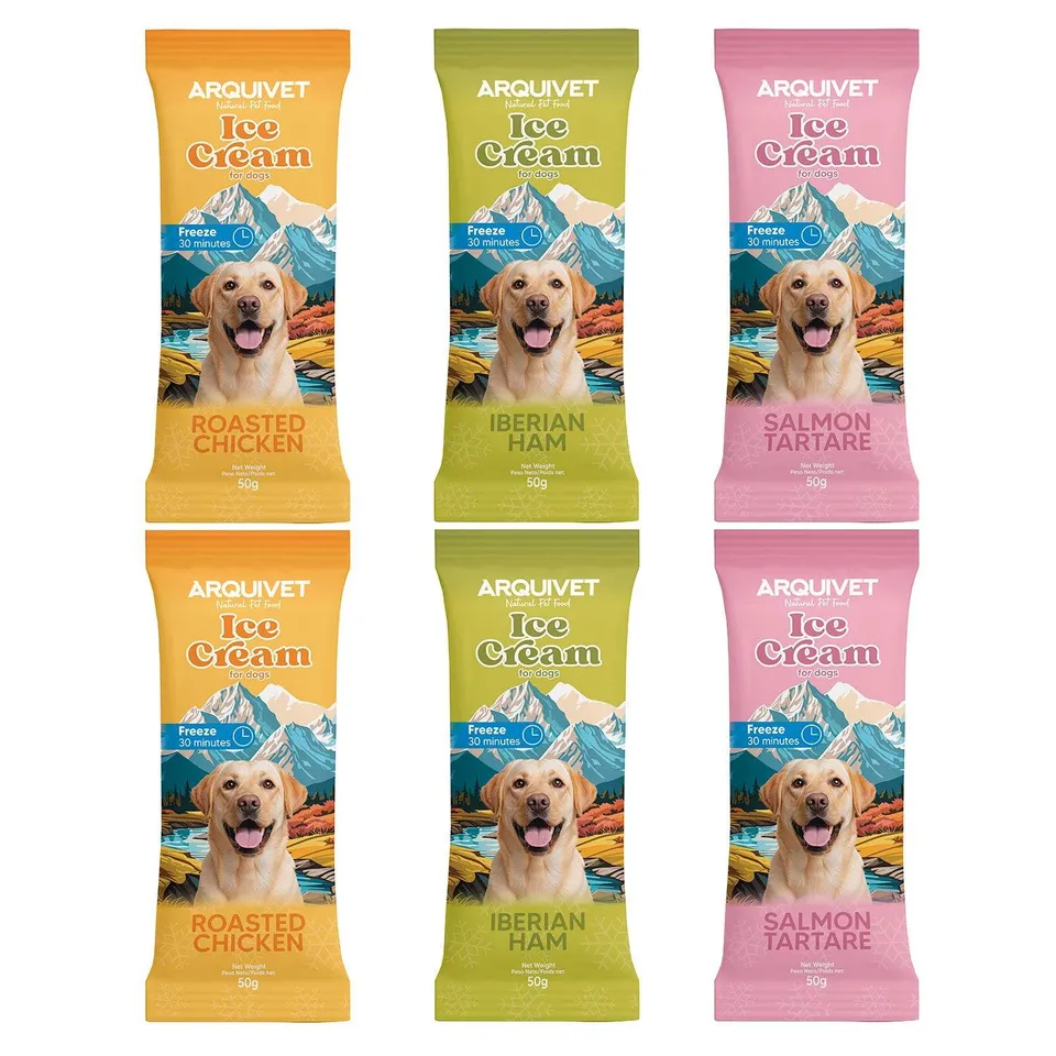 arquivet-glace-chien-pack-multi-parfums-6-unit-s-300-g image 1