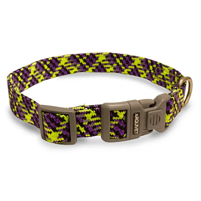 arquivet-piemonte-collier-chien-violet-m-36-58-cm-r-fl-chissant image 1