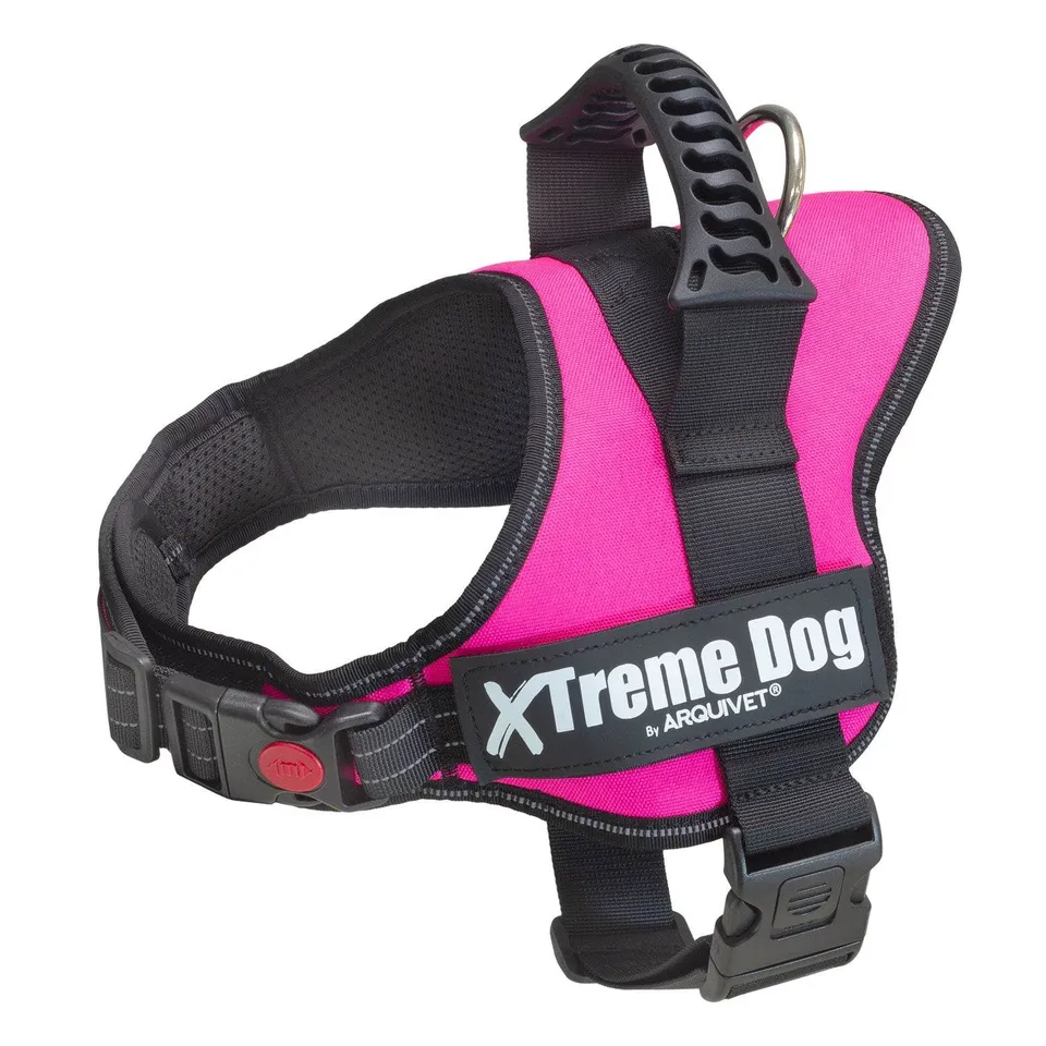 arquivet-xtreme-harnais-chien-rose-polyester-r-glable image 1