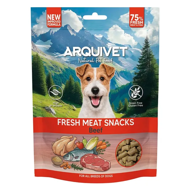arquivet-fresh-meat-snacks-b-uf-friandise-chien-300-gr image 1