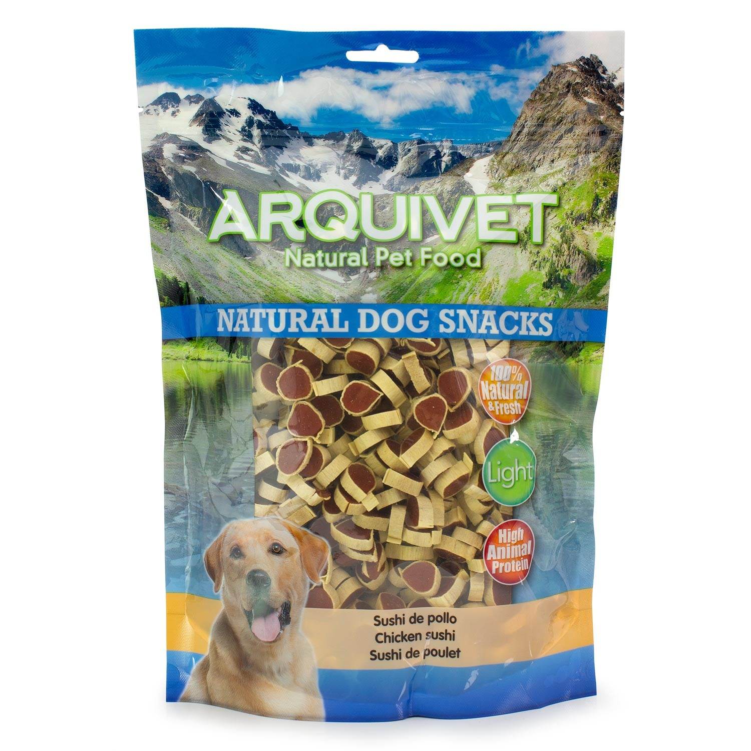 arquivet-dog-snacks-friandise-chien-sushi-poulet-100-g-light image 4