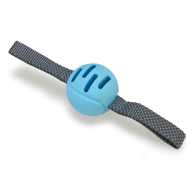 arquivet-balle-bleue-sangles-jouet-chien-massage-dentaire image 1