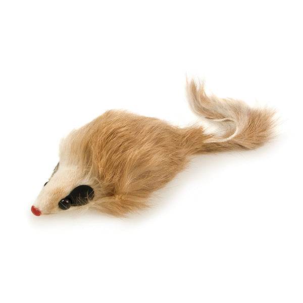 arquivet-souris-peluche-jouet-chat-poilu-10-cm image 1