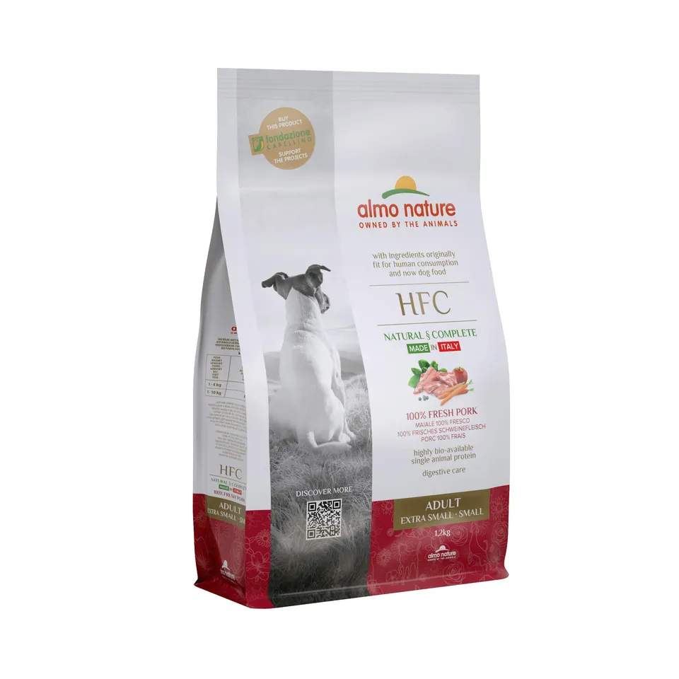 almo-nature-hfc-adult-xs-s-croquettes-chien-porc-frais-chiot image 1