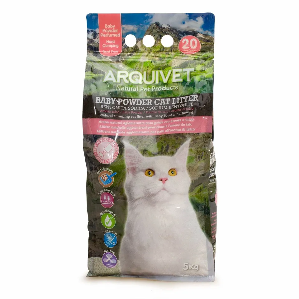 arquivet-liti-re-chat-bentonite-talc-poudre-b-b-5-kg image 1