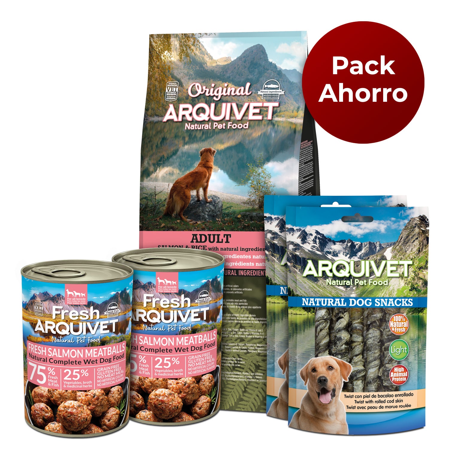 arquivet-original-pack-croquettes-chien-saumon-aqua-12-kg image 1