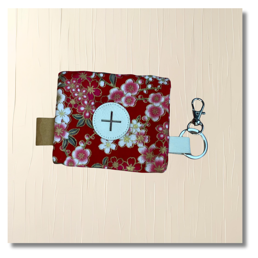 carabidule-sakura-pochette-sacs-crottes-shiba-tissu image 2
