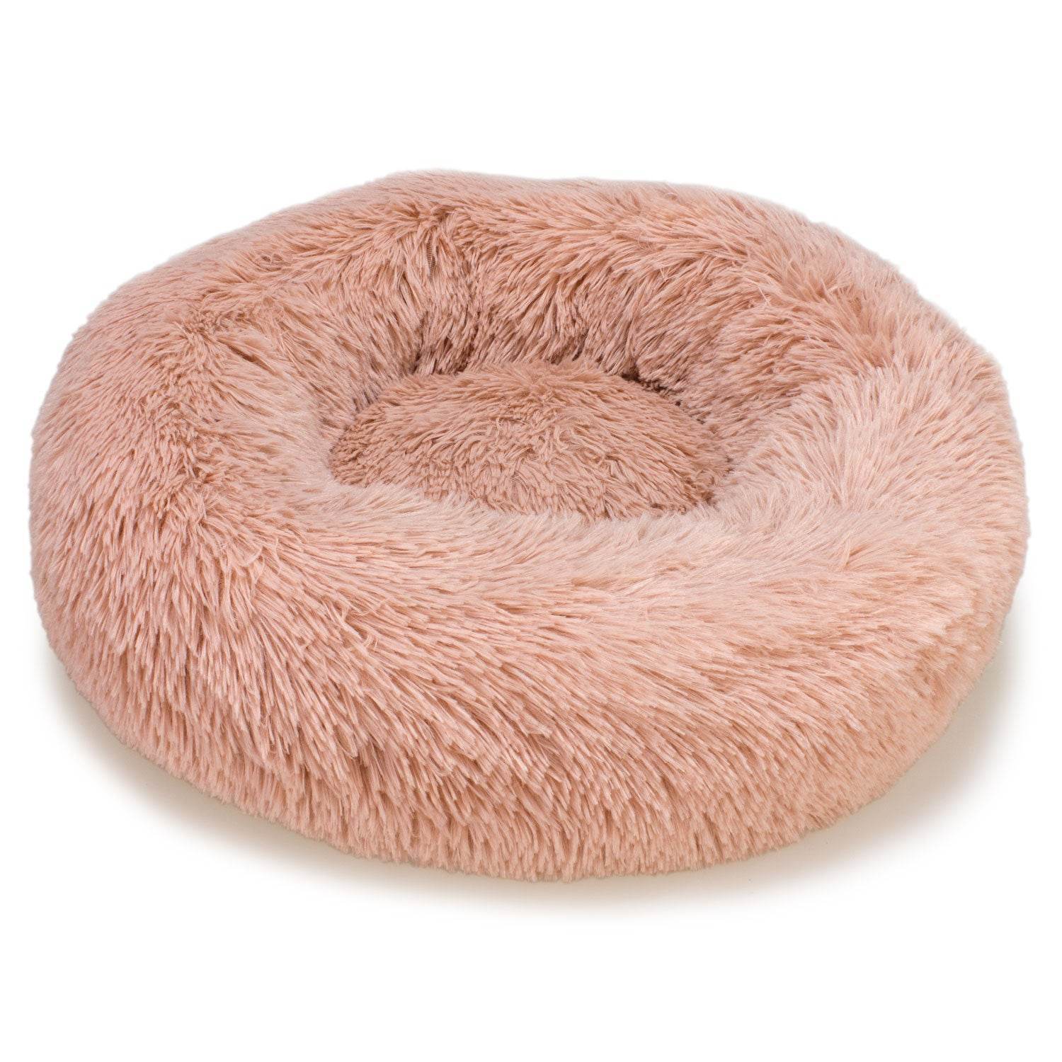 arquivet-panier-chien-rond-rose-moelleux-50-cm-douillet image 1