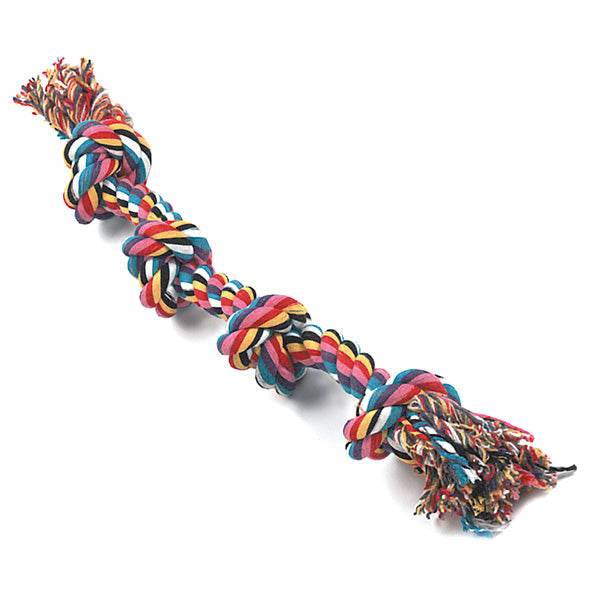 arquivet-corde-coton-jouet-chien-4-n-uds-60-cm-dentaire image 1
