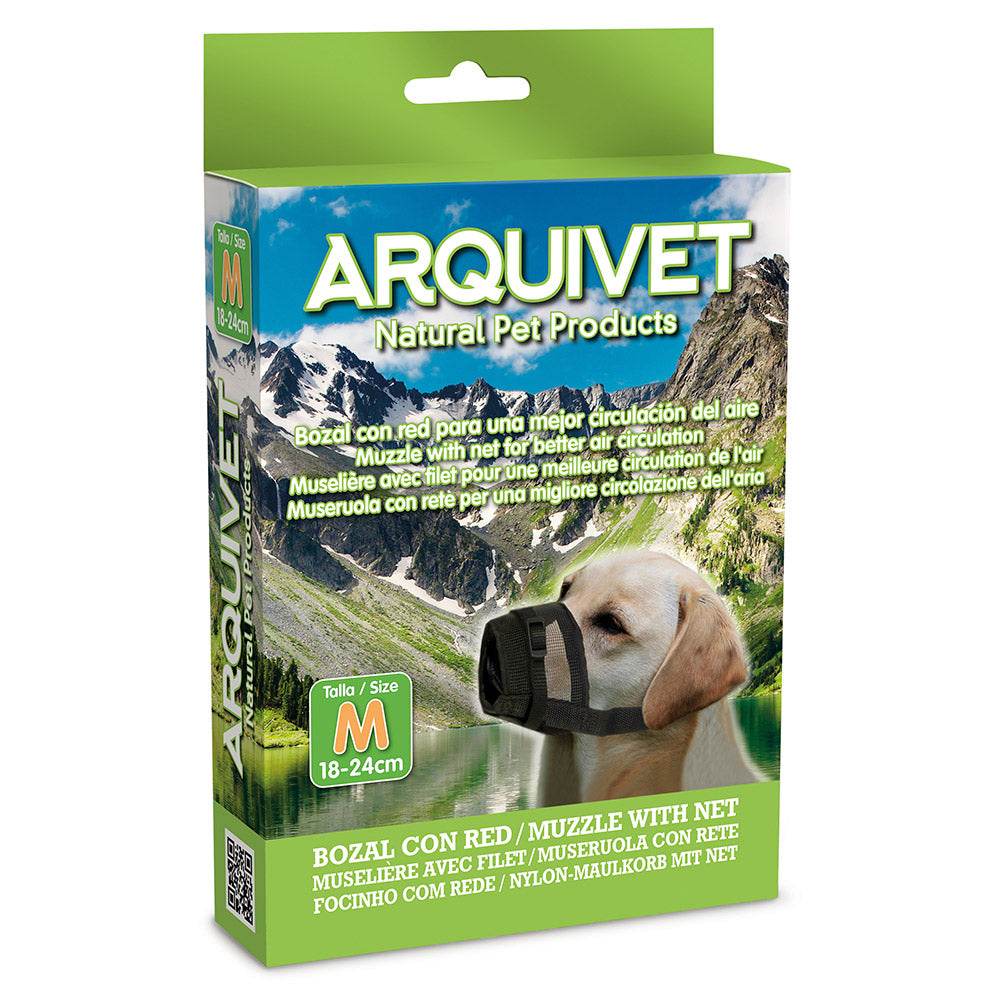 arquivet-museli-re-chien-nylon-filet-m-18-24-cm-r-glable image 4