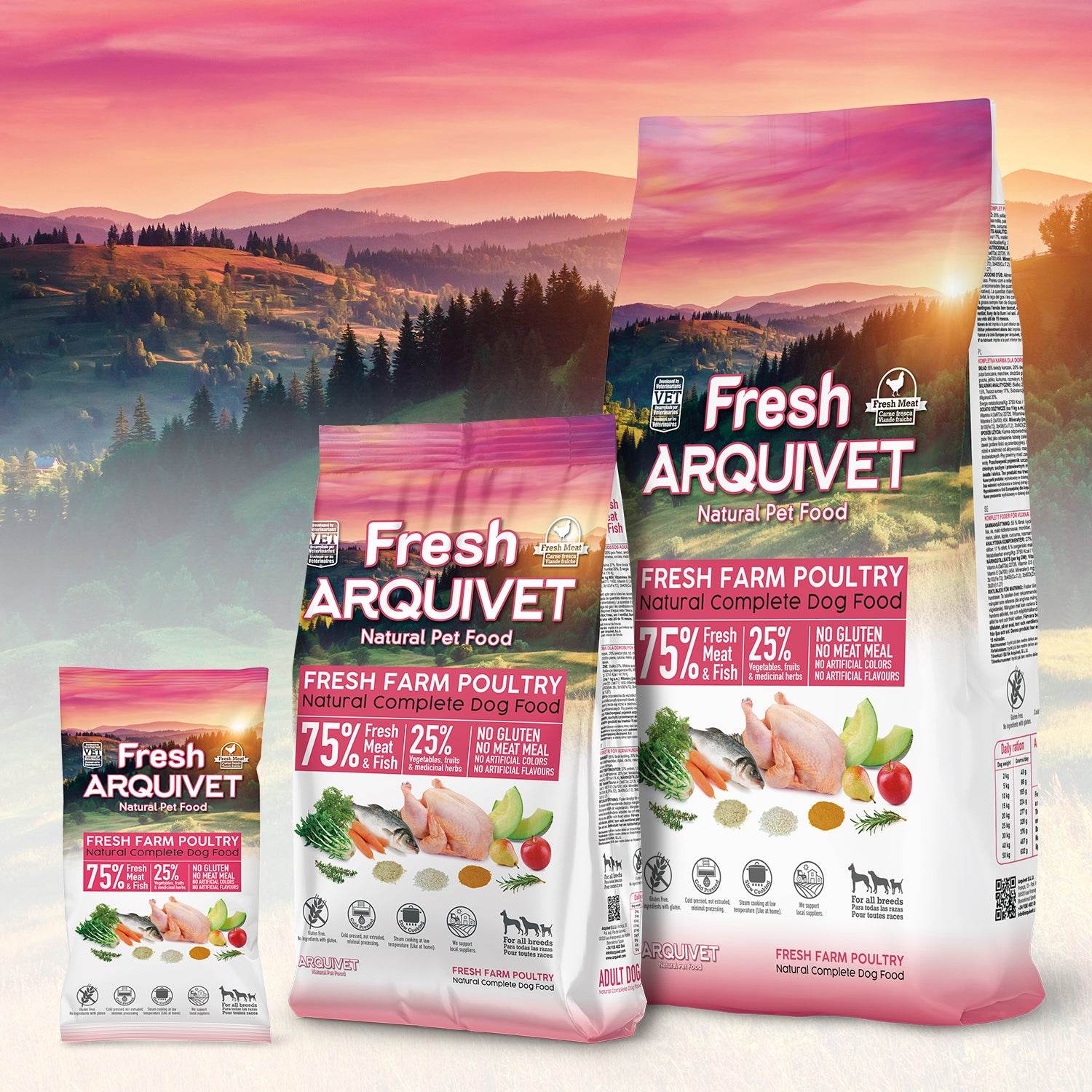 arquivet-semi-moist-poulet-frais-croquettes-chien-100-g image 6
