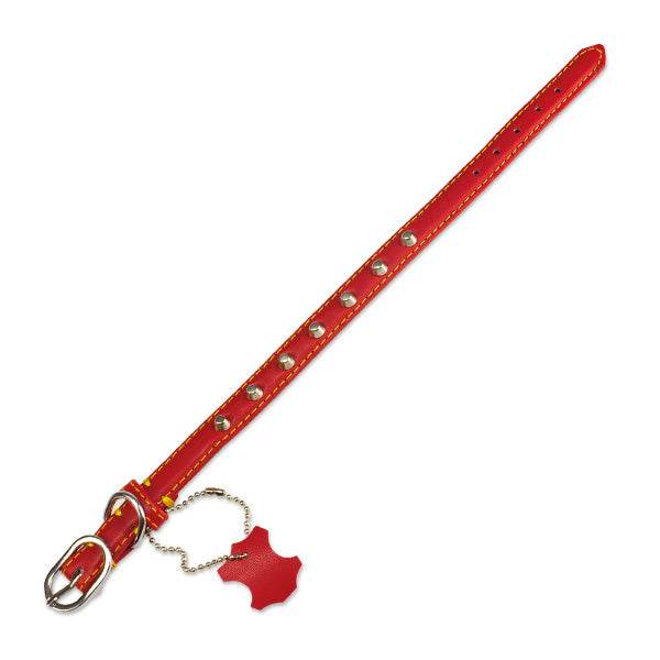 arquivet-collier-chien-cuir-rouge-basic-2x45-cm-r-glable image 3