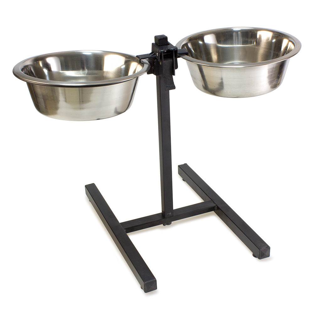 arquivet-support-haut-2-gamelles-inox-chien-2x1-8-l image 1