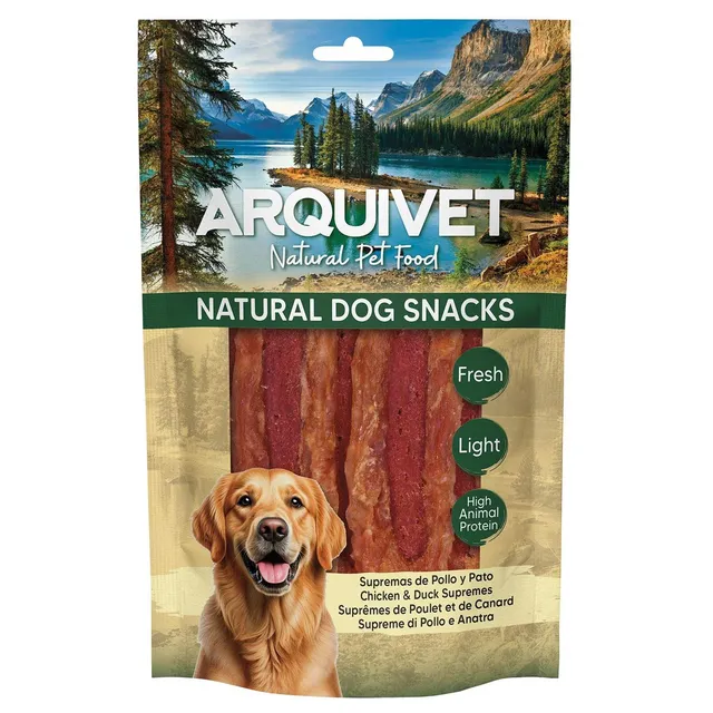 arquivet-supr-me-poulet-canard-friandise-chien-100-g-light image 1