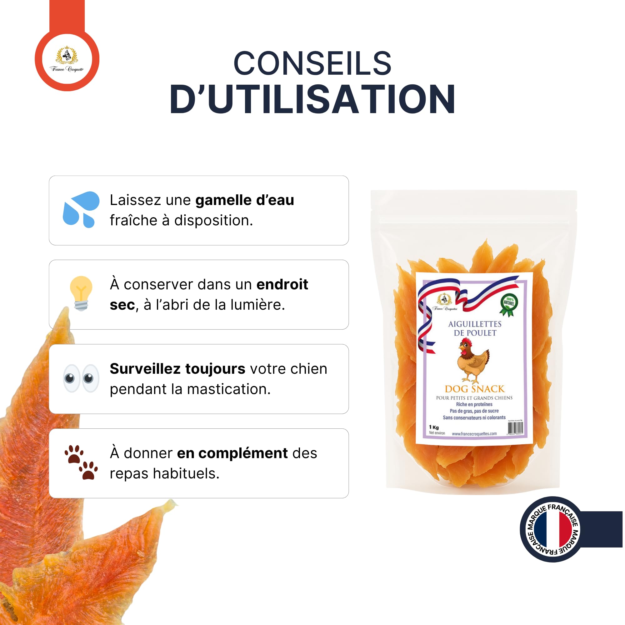 france-croquettes-aiguillettes-poulet-chien-500g-tendres image 3
