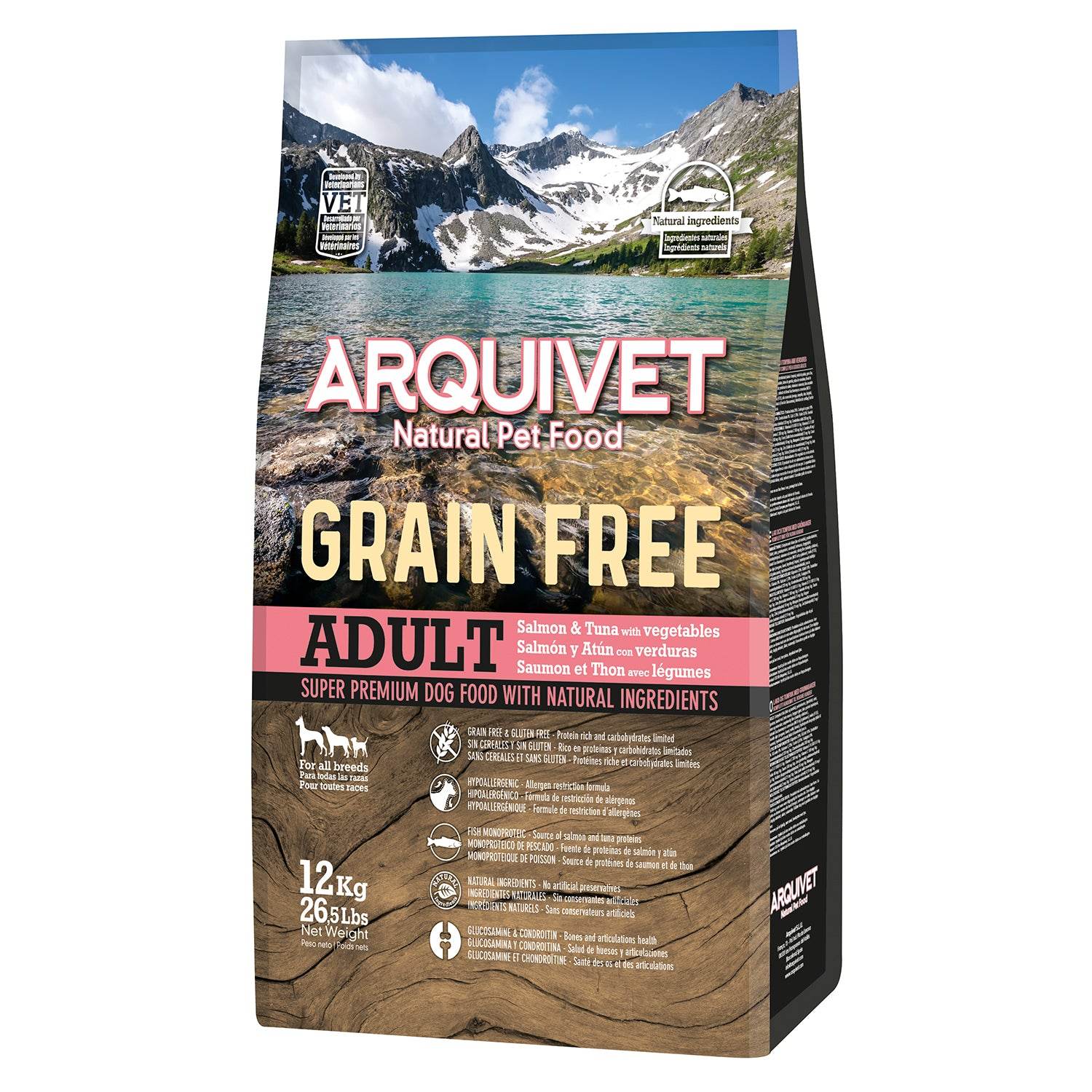 arquivet-grain-free-croquettes-chien-saumon-thon-2-kg image 4