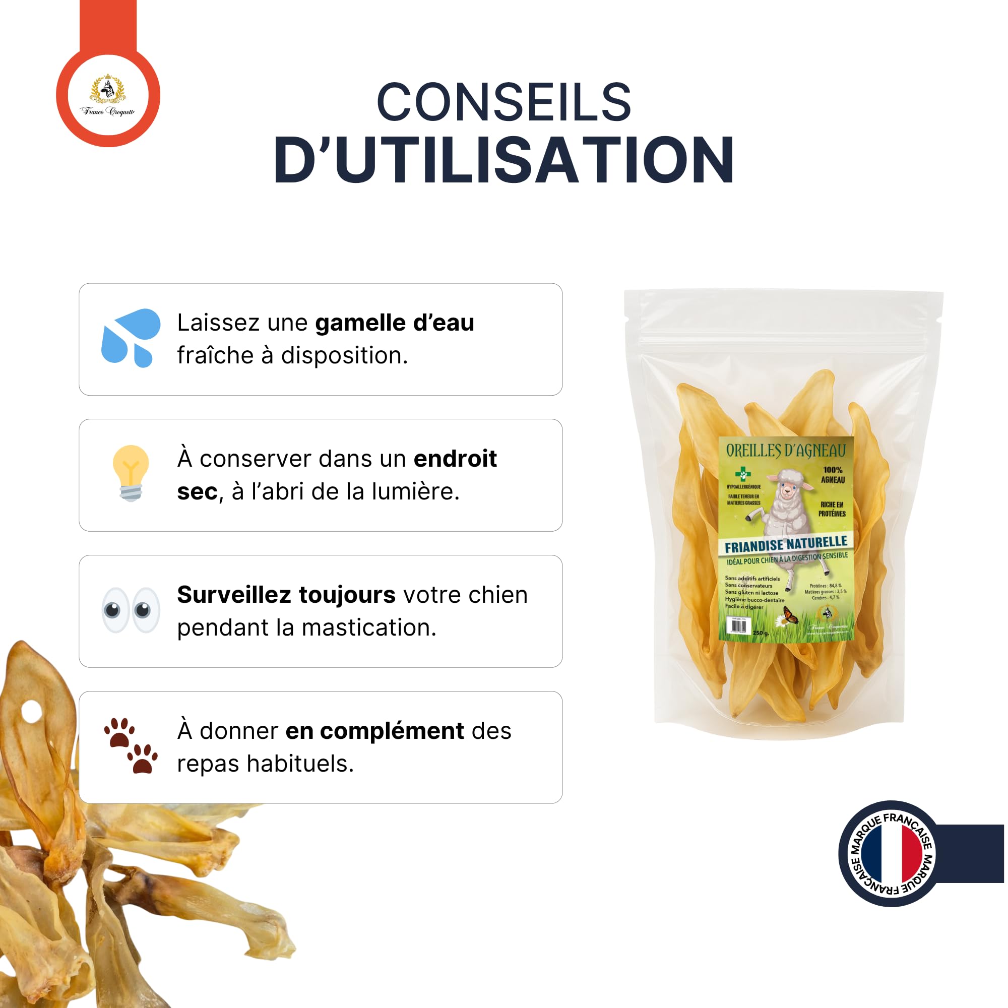 france-croquettes-oreilles-agneau-chien-250g-hypoallerg-nique image 7